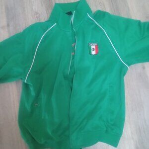 Vintage NBN gear Mexico Soccer Jacket XL full zip up